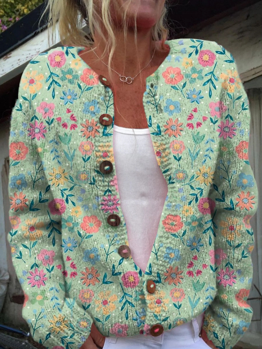 Diana™ | Vintage Floral Cardigan