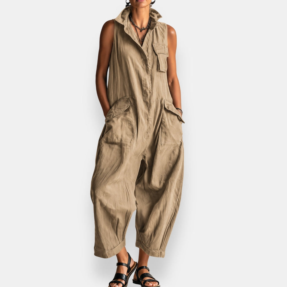 Ryker Sleeveless Cargo Jumpsuit