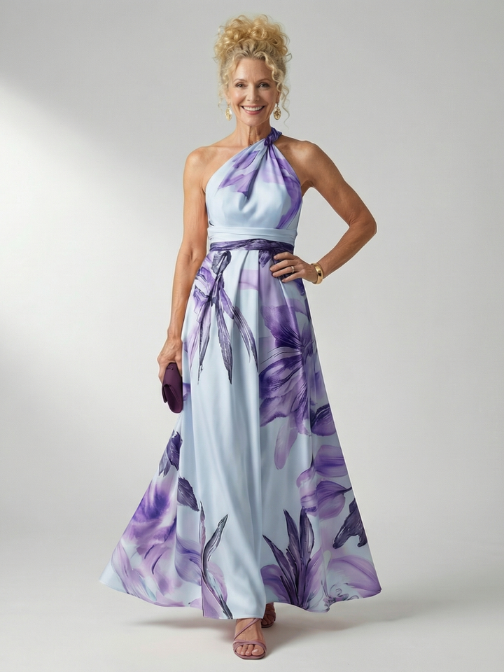 Amiel™ | Light Floral Maxi Dress