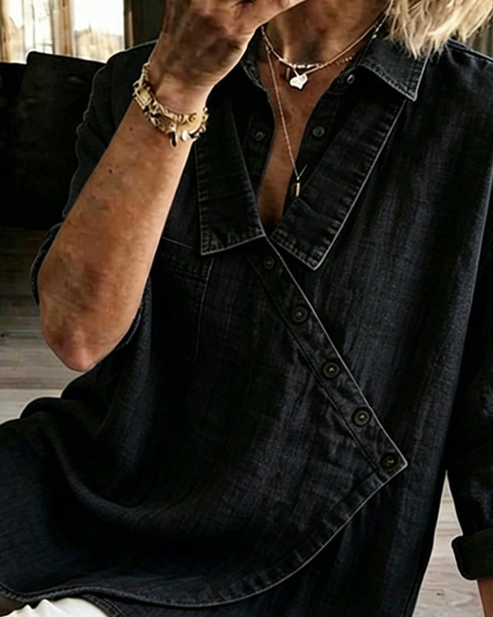 Marlene™ Denim Blouse