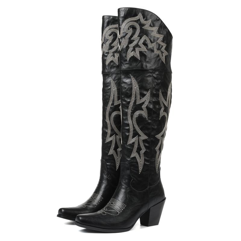 Cheyenne™ | Classic Over-the-Knee Cowboy Boots