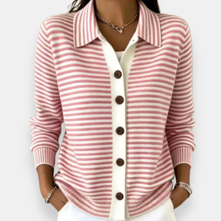 Blythe™ Striped Button Cardigan