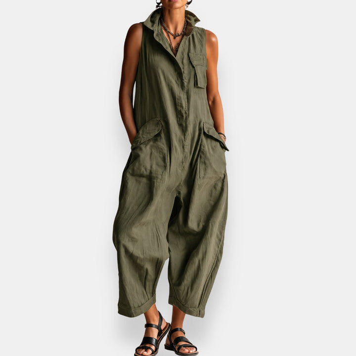 Ryker Sleeveless Cargo Jumpsuit