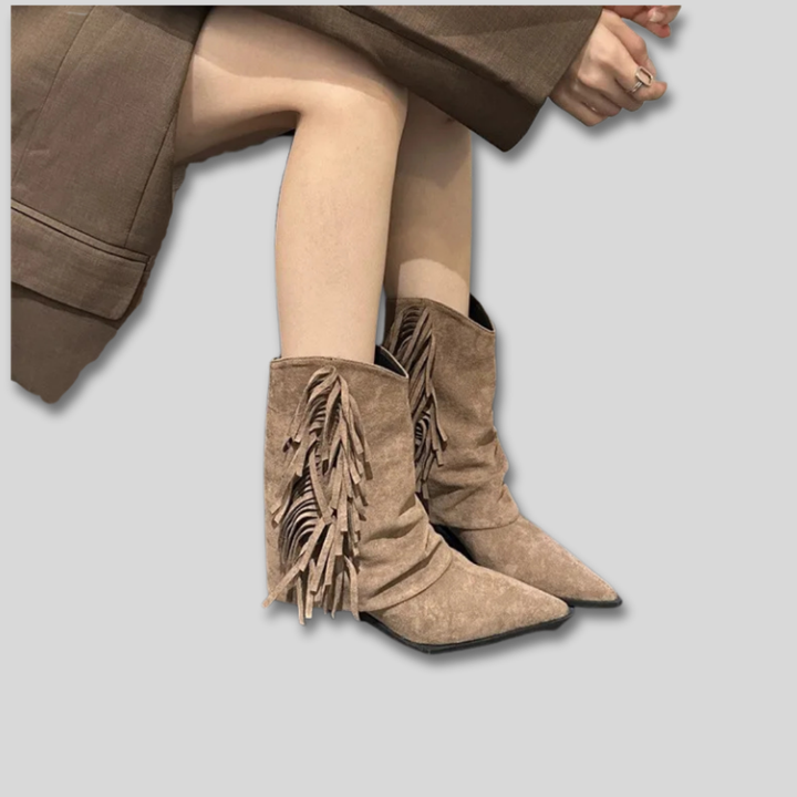 Solange™ | Suede Western Cowboy Boots