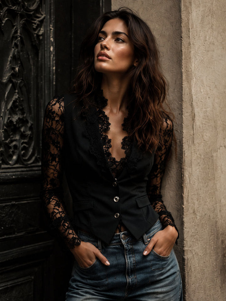 Victoria™ Elegant Lace Blouse