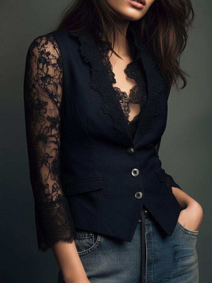 Victoria™ Elegant Lace Blouse
