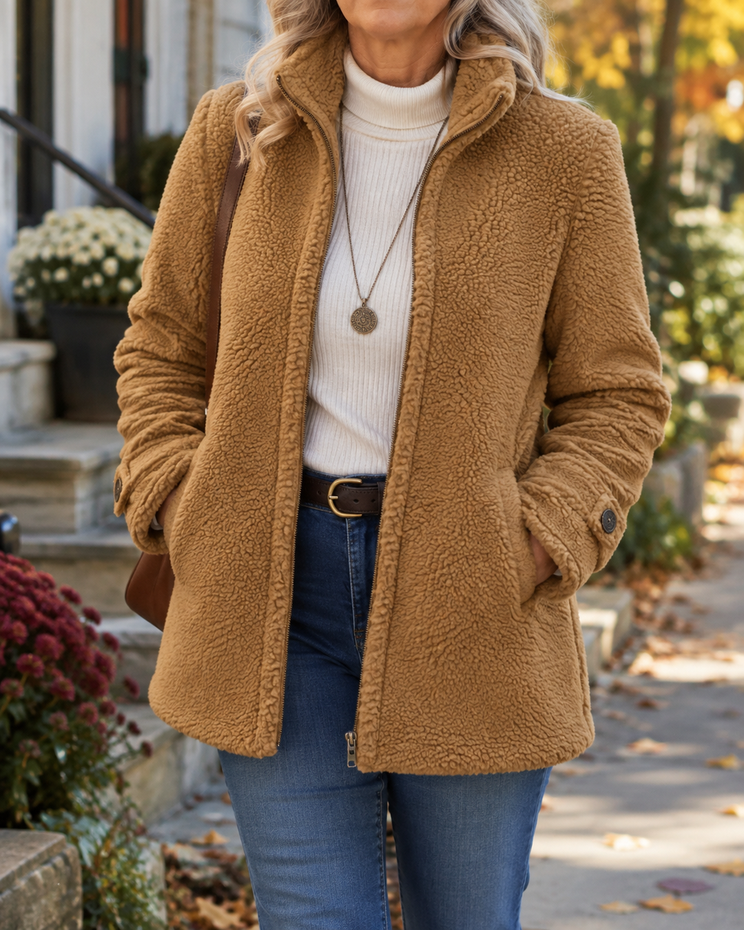 Yvonne™ Cozy Stand-Collar Jacket