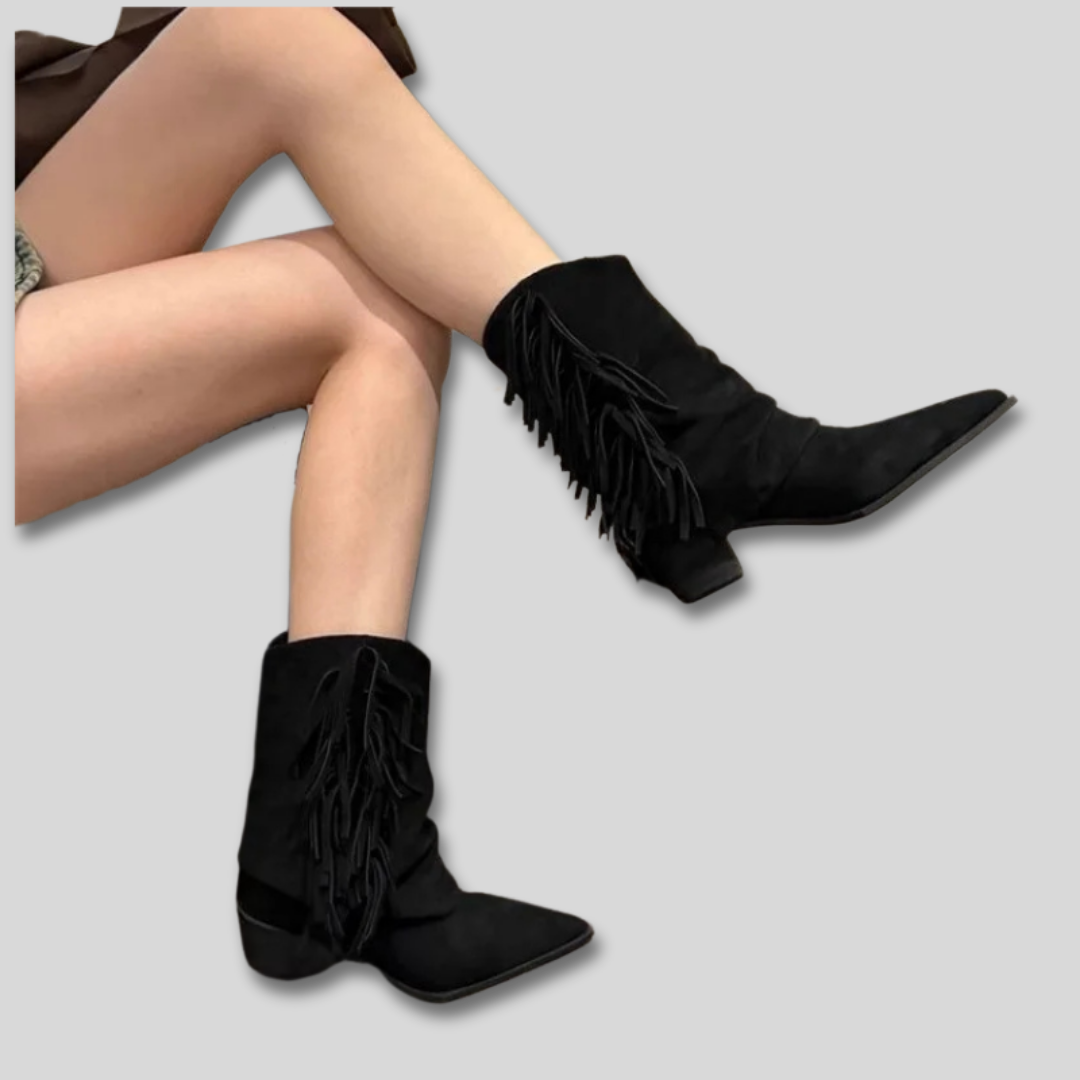 Solange™ | Suede Western Cowboy Boots