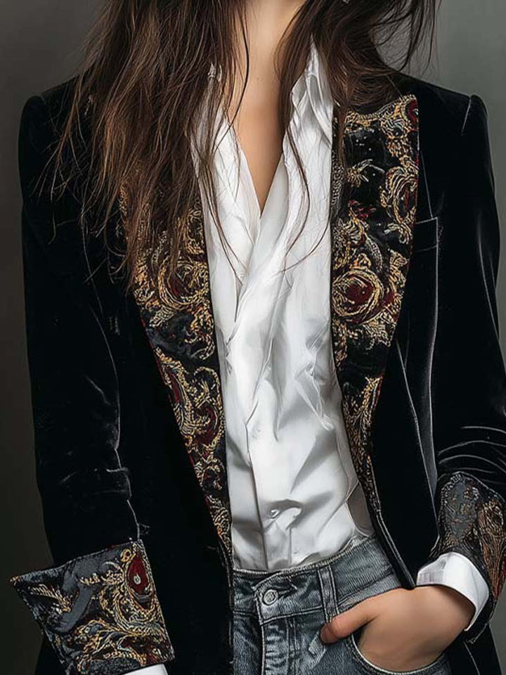 Camille™ Elegant Fitted Long Blazer