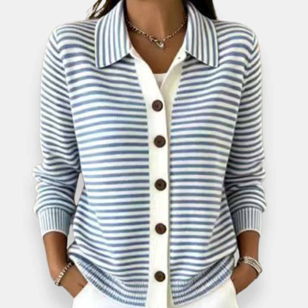 Blythe™ Striped Button Cardigan