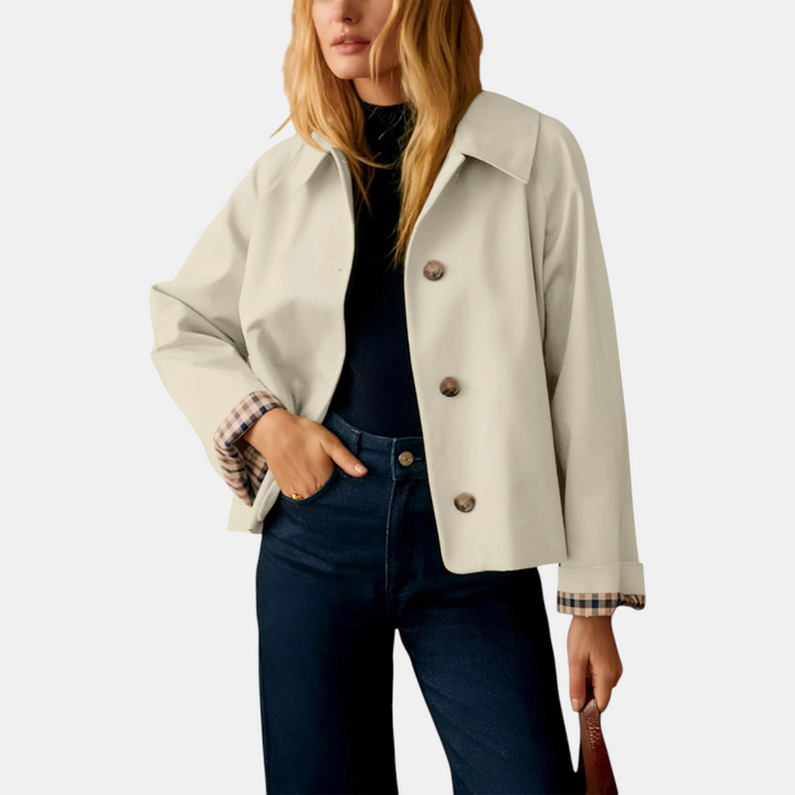 Margot™ Cropped Trench Coat