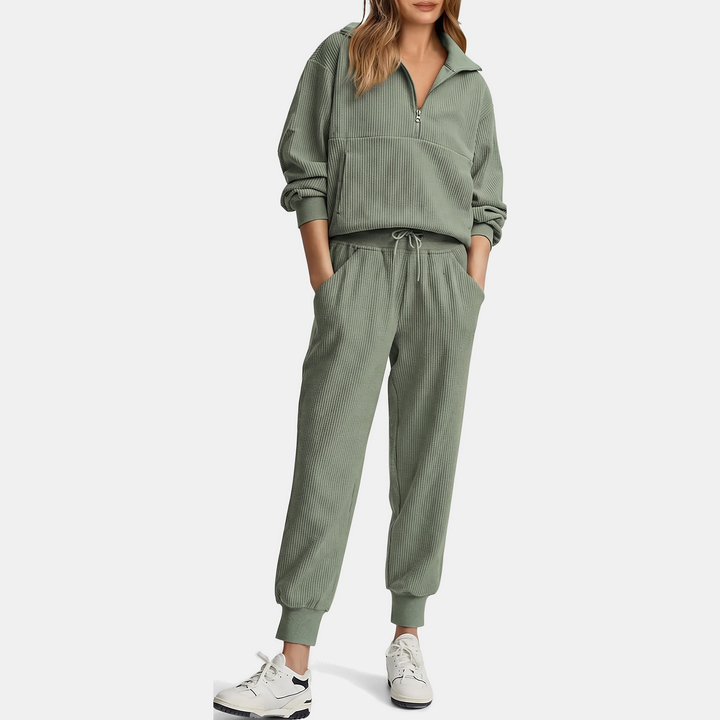 Delia™ Half-Zip Lounge Set