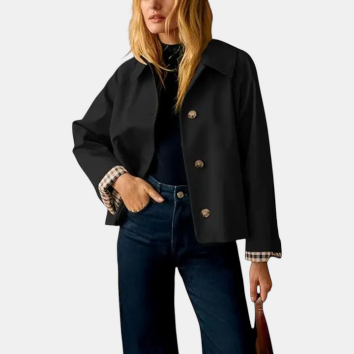 Margot™ Cropped Trench Coat