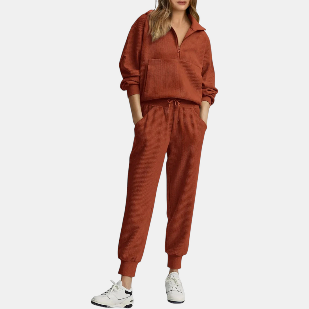 Delia™ Half-Zip Lounge Set