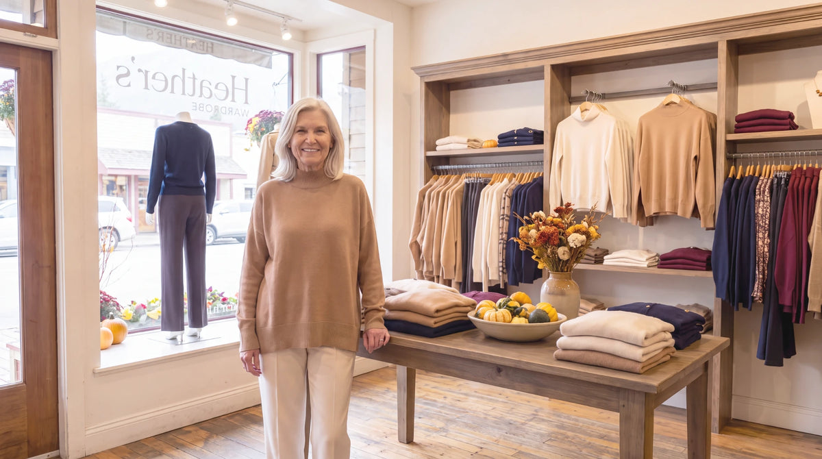 Heather in her Montana shop