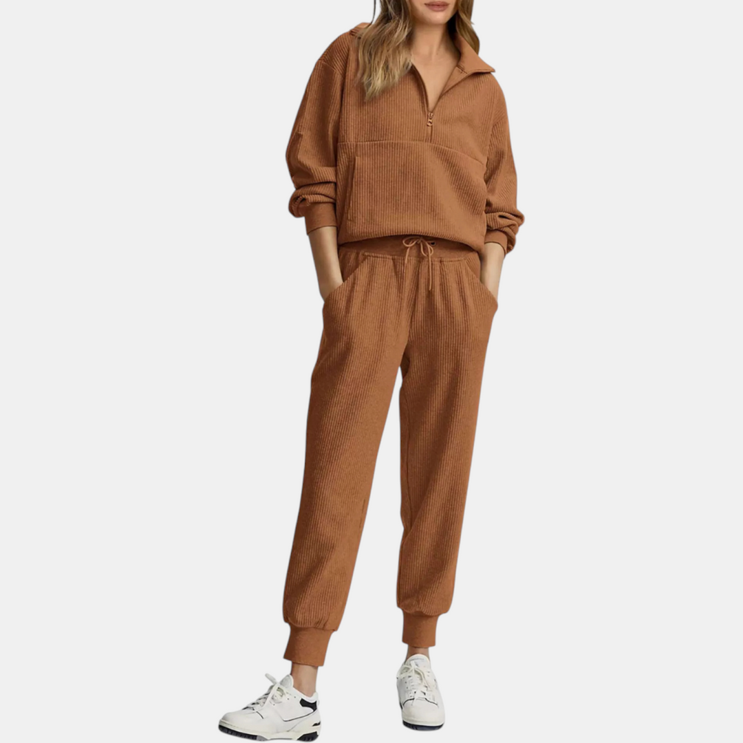 Delia™ Half-Zip Lounge Set