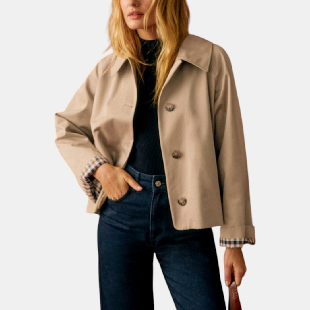 Margot™ Cropped Trench Coat
