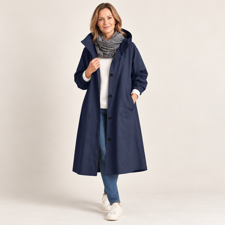 Theodora™ Hooded Trench Coat