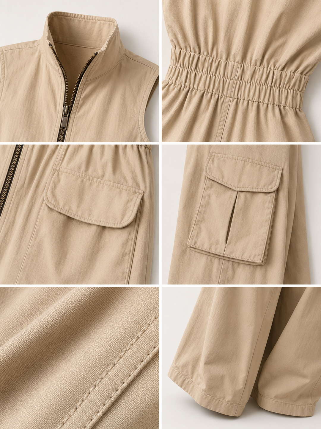 Ursula Utility Cargo Jumpsuit