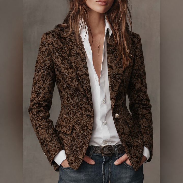 Lorenza™ Elegant Cashmere-Blend Blazer
