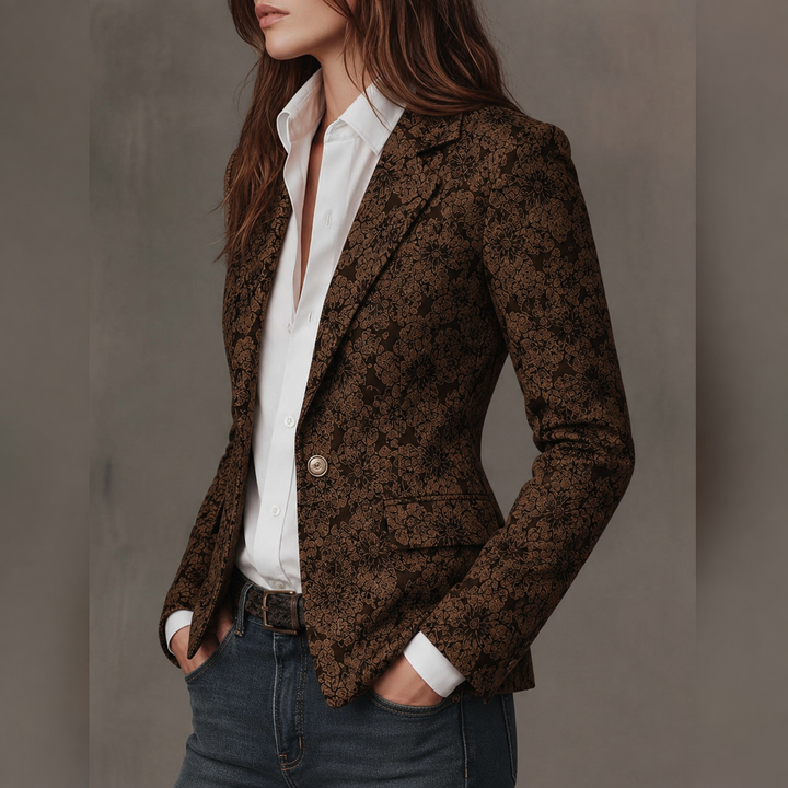 Lorenza™ Elegant Cashmere-Blend Blazer