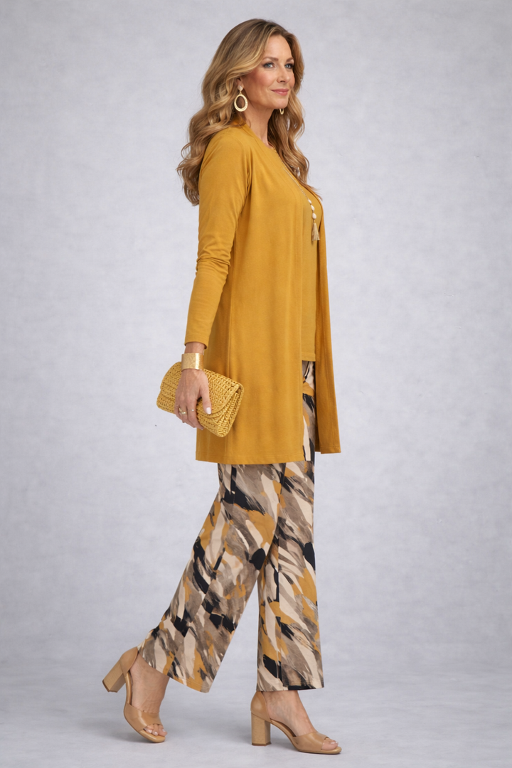 Ailene™ Classic Elegance Three-Piece Set – Yellow