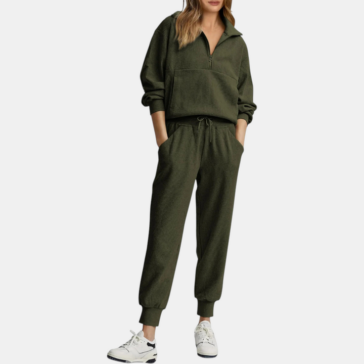 Delia™ Half-Zip Lounge Set