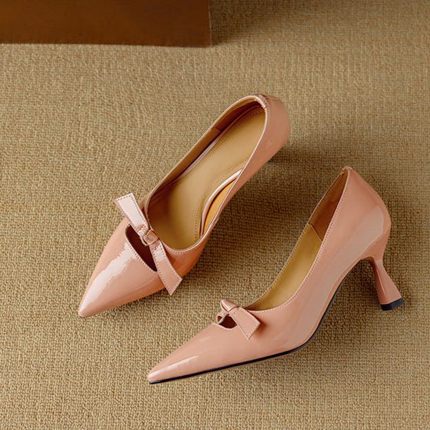 Elayna™ | Elegant Pumps Genuine Leather