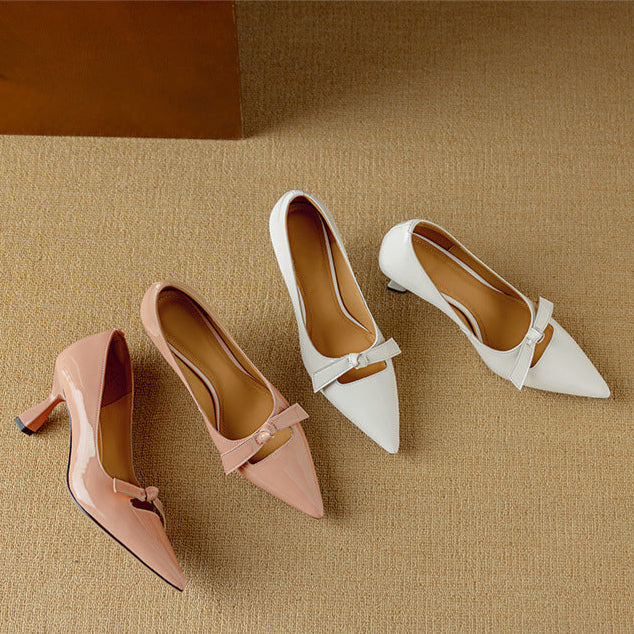 Elayna™ | Elegant Pumps Genuine Leather