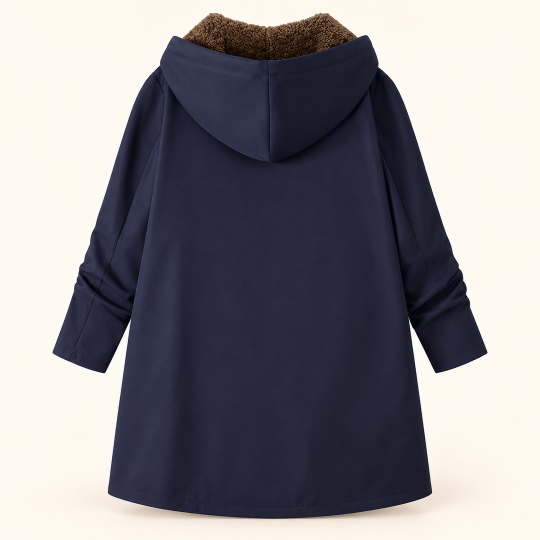 Beatrice™ Sherpa-Lined Hooded Coat
