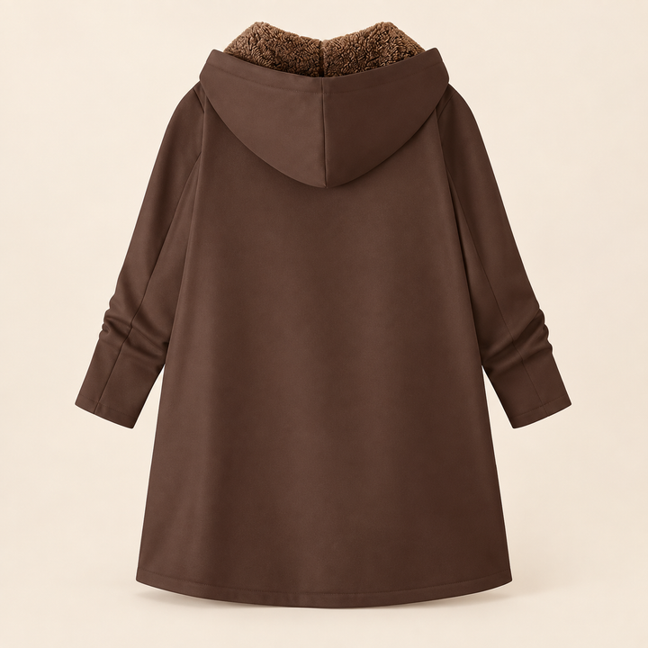 Beatrice™ Sherpa-Lined Hooded Coat