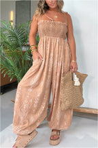 Desert Winds Boho Jumpsuit Caramel