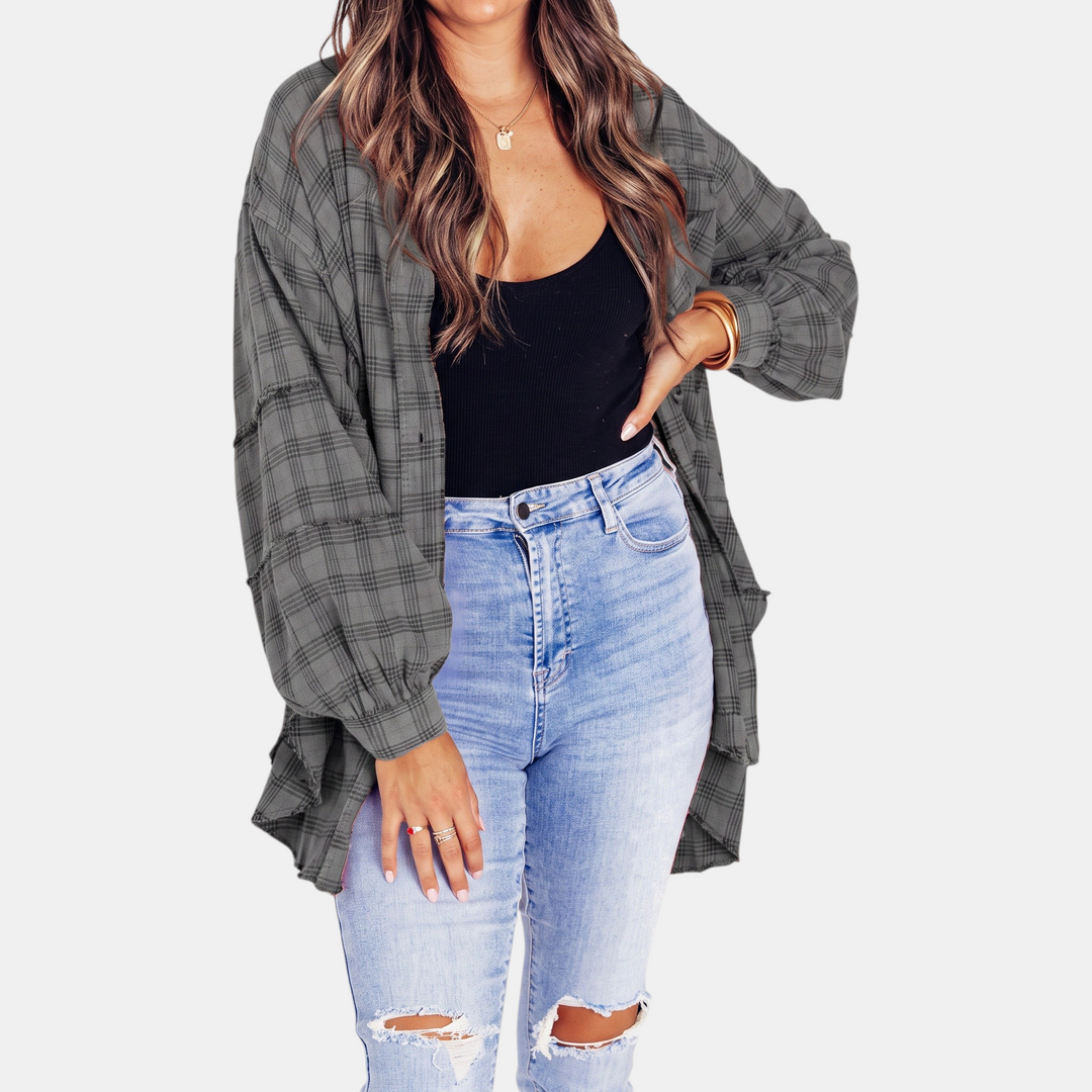 Maggie™ Oversized Flannel Shirt