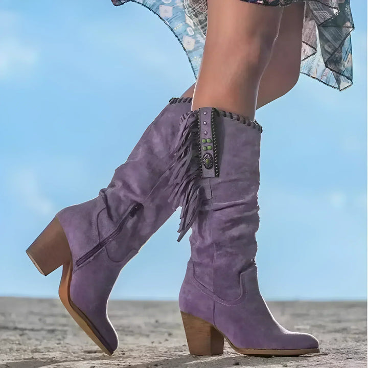 Harlow™ | Classic Western Fringe Boots