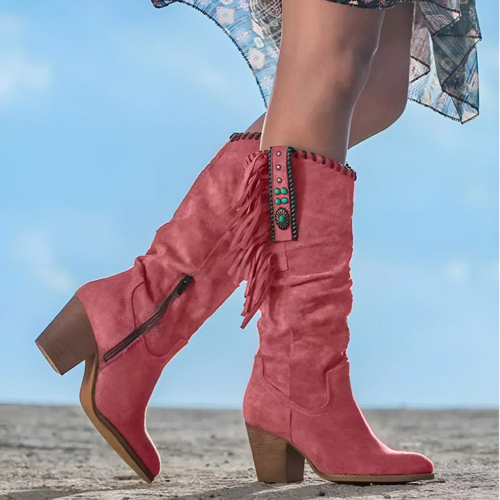 Harlow™ | Classic Western Fringe Boots