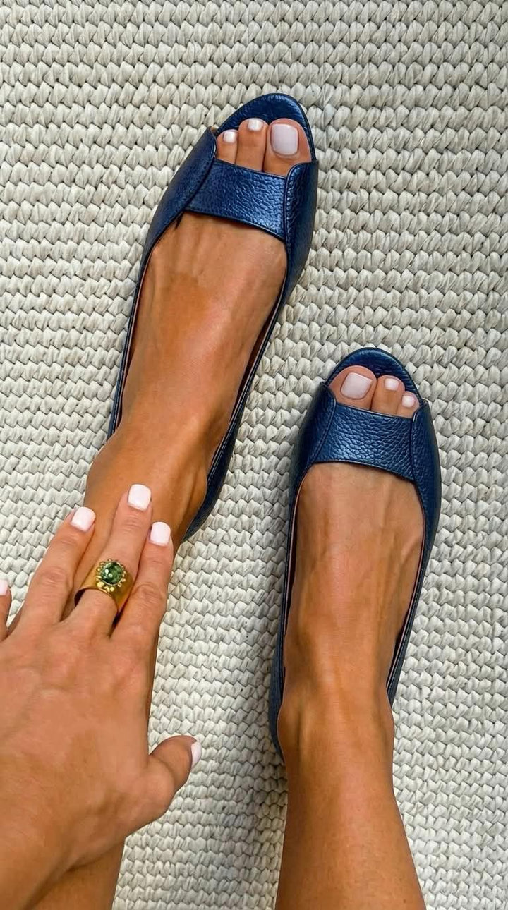 Adelina™ | Chic Comfort Golden Sandals