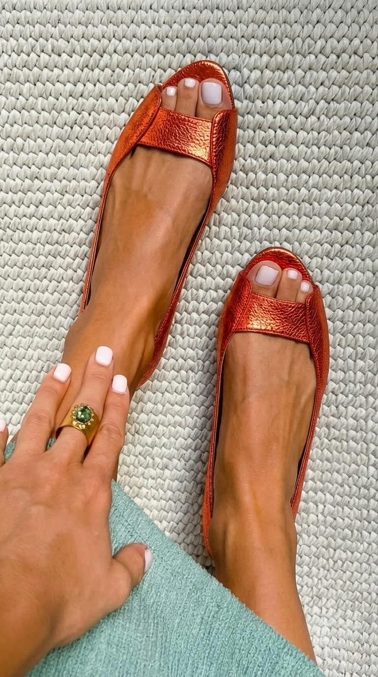 Adelina™ | Chic Comfort Golden Sandals