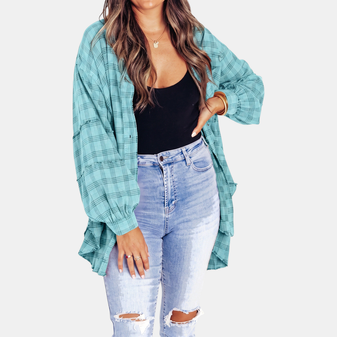 Maggie™ Oversized Flannel Shirt