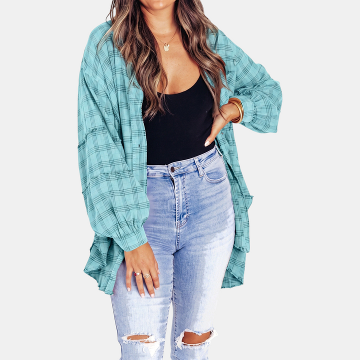 Maggie™ Oversized Flannel Shirt