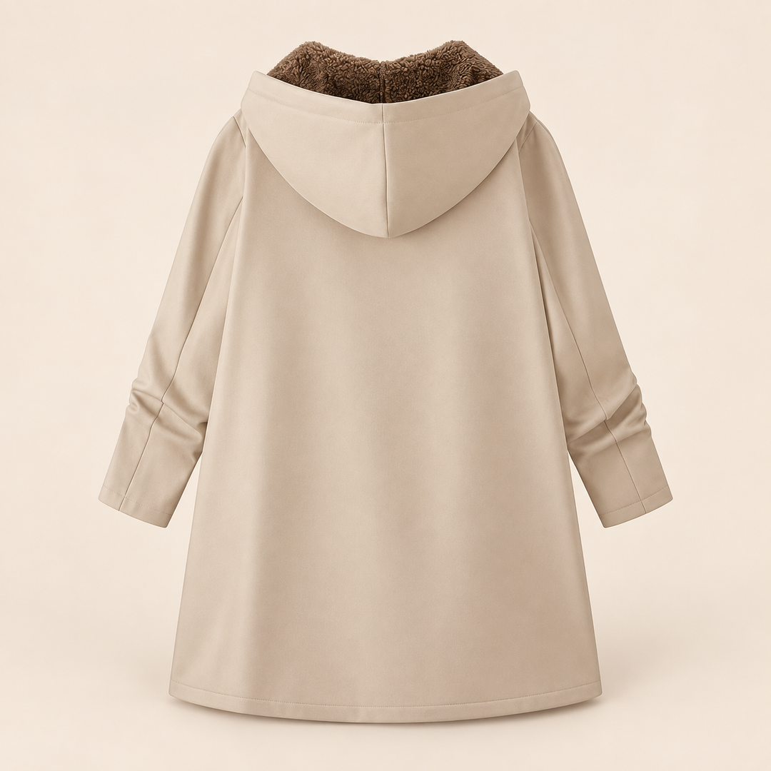 Beatrice™ Sherpa-Lined Hooded Coat