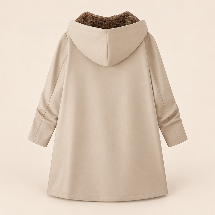 Beatrice™ Sherpa-Lined Hooded Coat