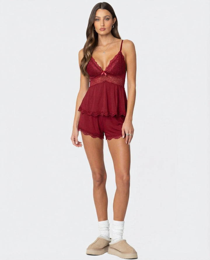Annelise™ | Delicate Lace Two-Piece Set
