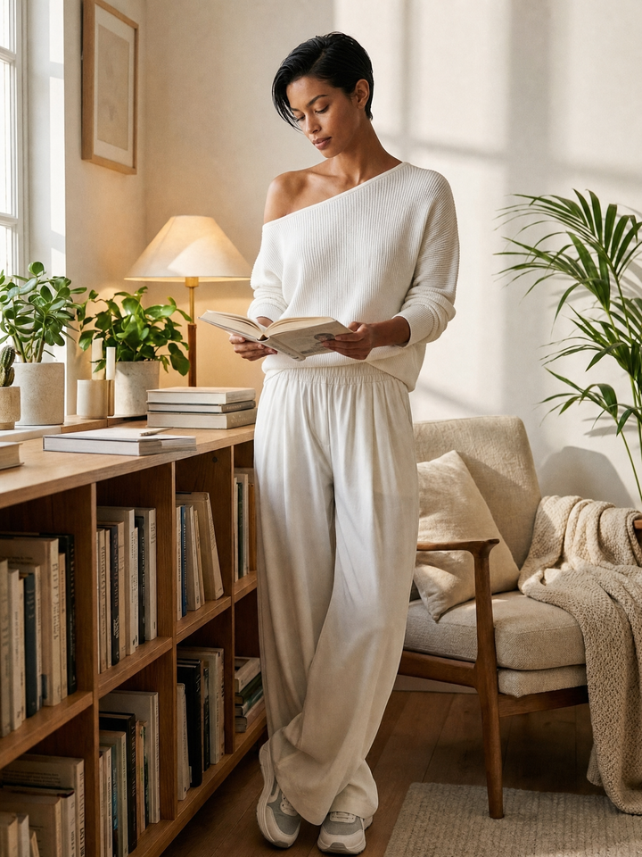 Sienna™ One-Shoulder Knit Set