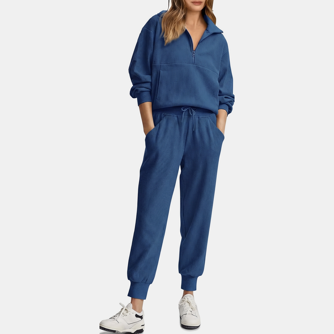 Delia™ Half-Zip Lounge Set