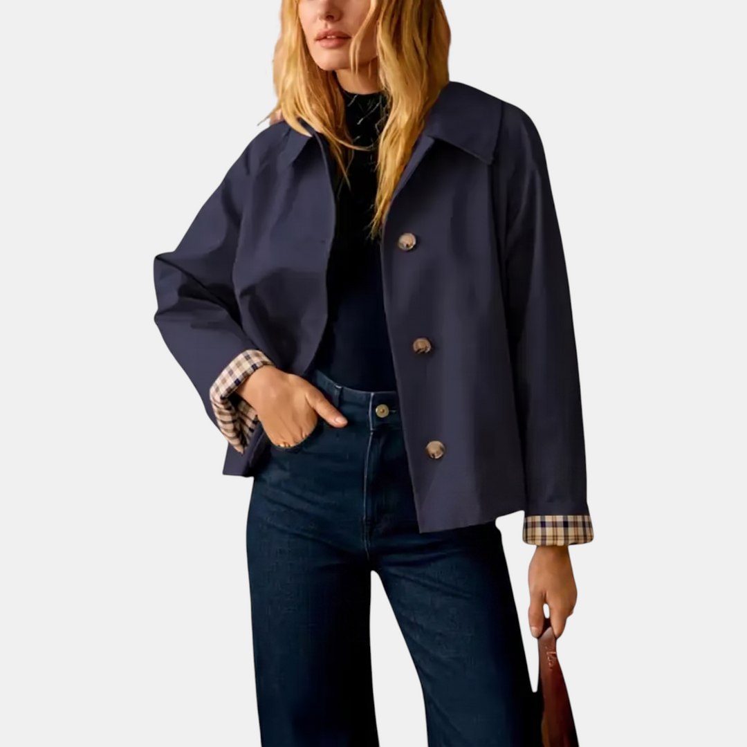 Margot™ Cropped Trench Coat