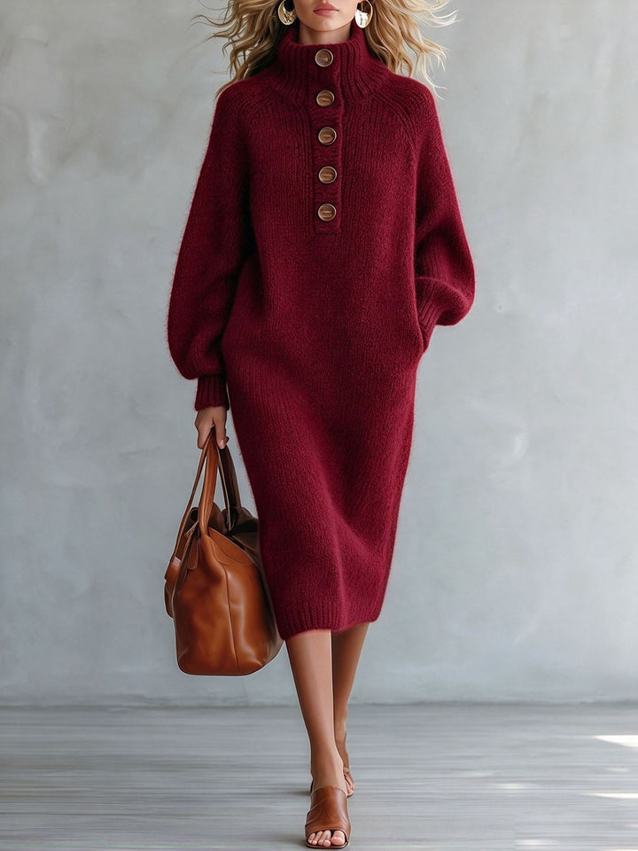 Theodosia Turtleneck Sweater Dress
