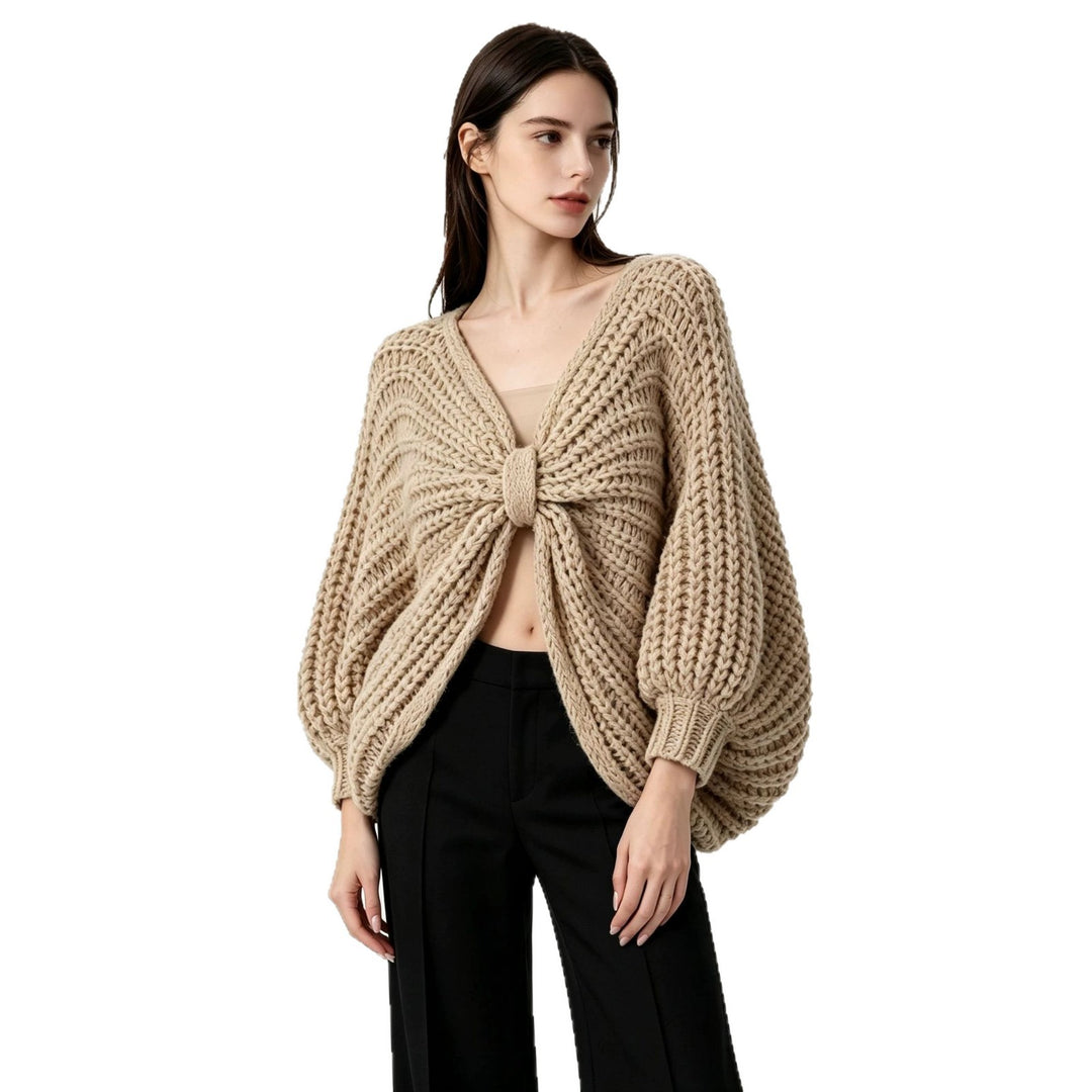 Wanda™ Bow-Front Knit Sweater