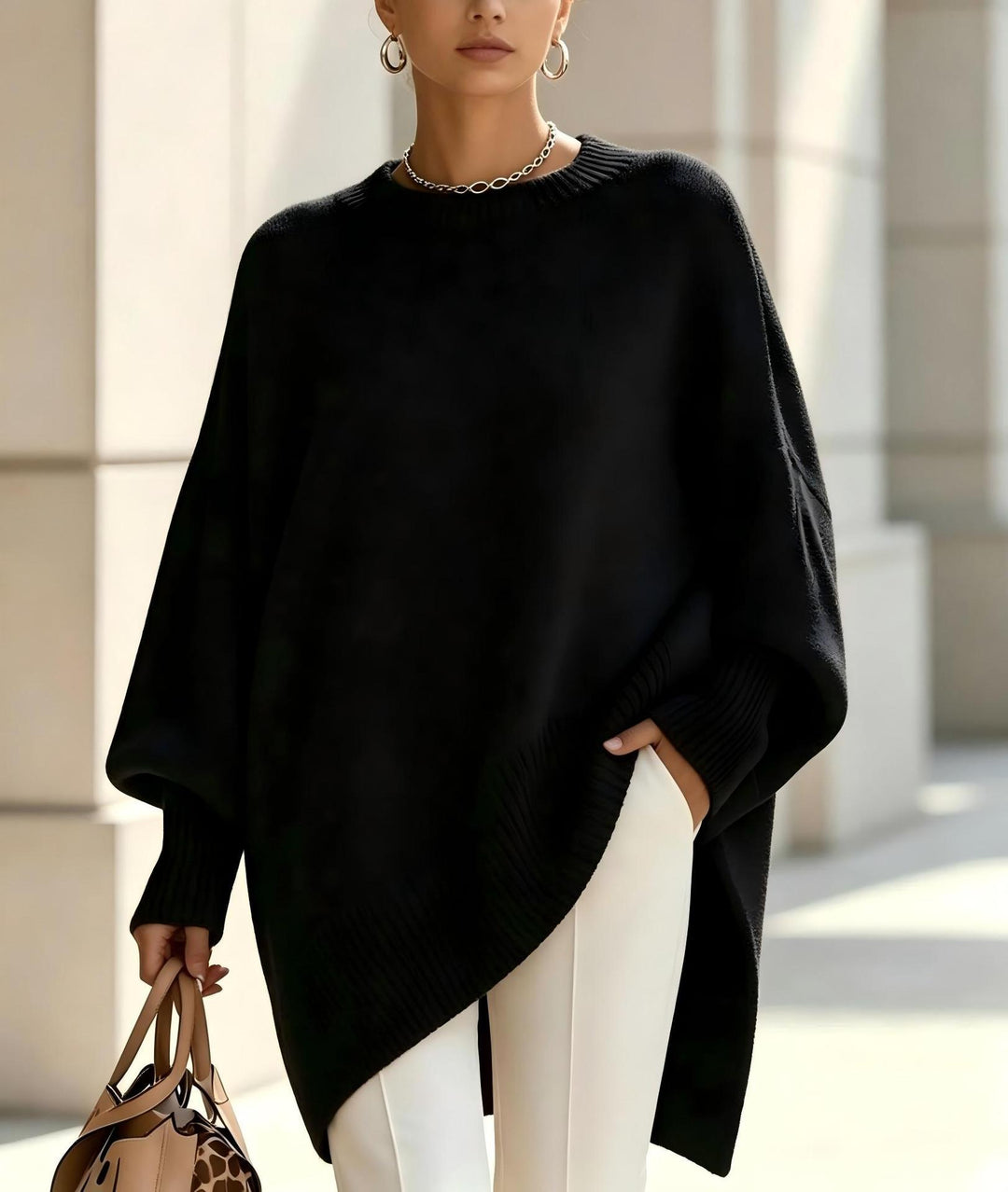 Eleanor Oversized Round-Neck Pullover