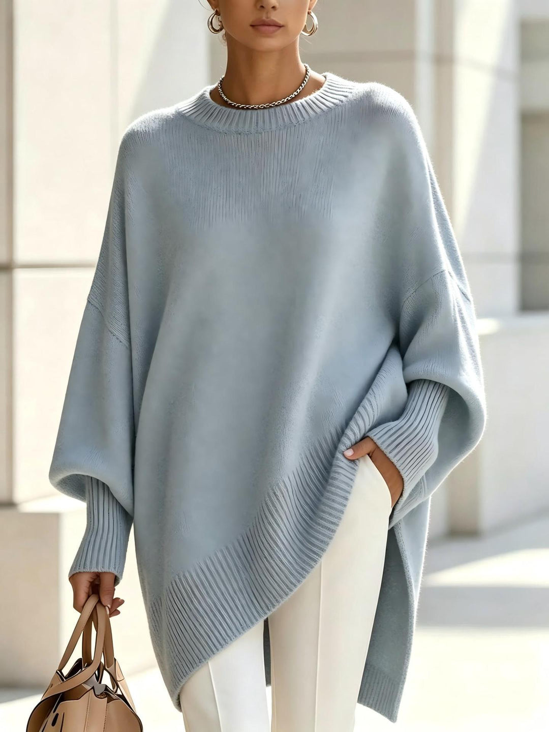 Eleanor Oversized Round-Neck Pullover