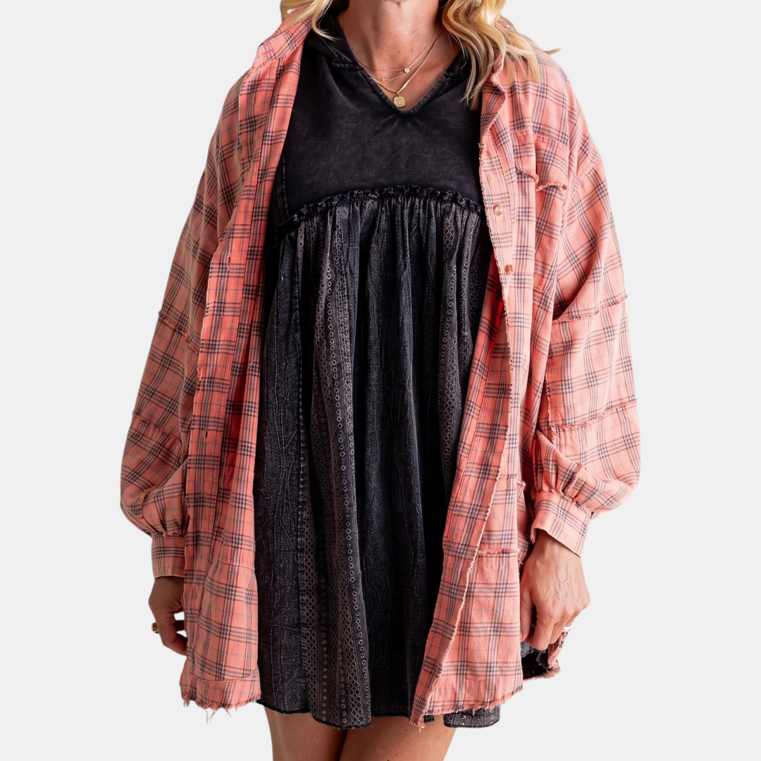 Maggie™ Oversized Flannel Shirt